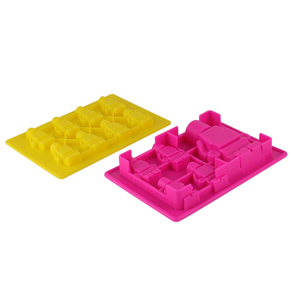 FDA Food Grade Lego Shape Silicone Rubber Ice Cube Mold