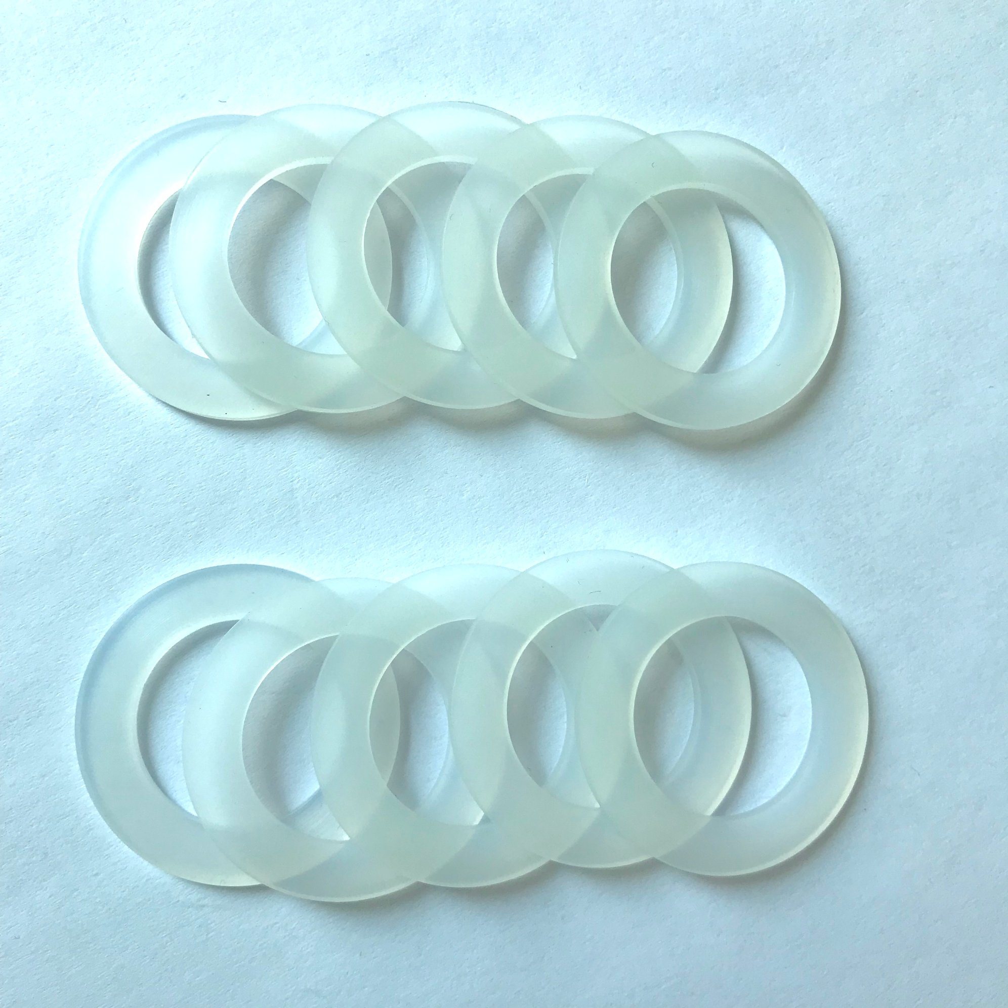 Chemical Resistant Clear Rubber Gasket
