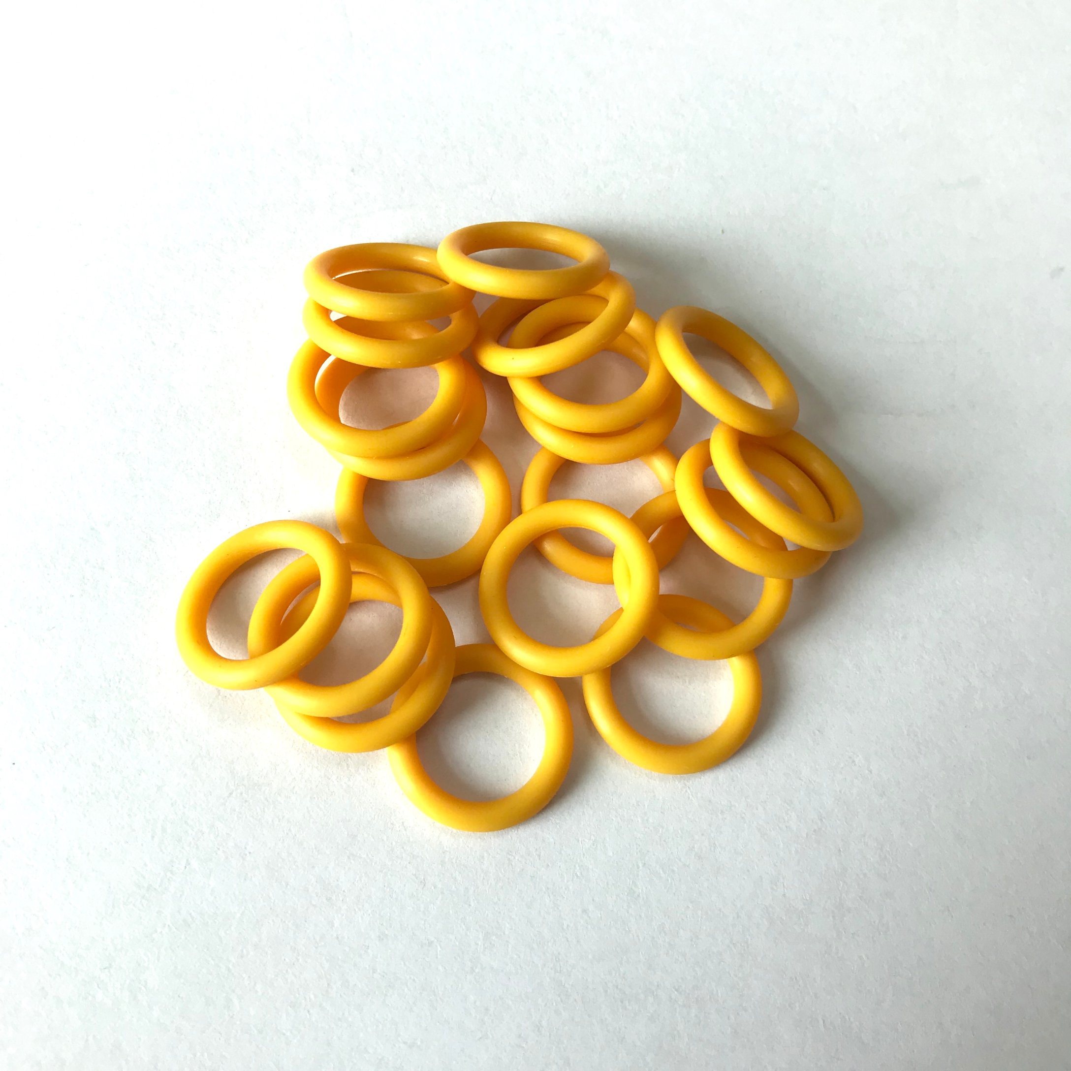 FDA Grade Toys Seal Yellow Sil Rubbeer O-Ring